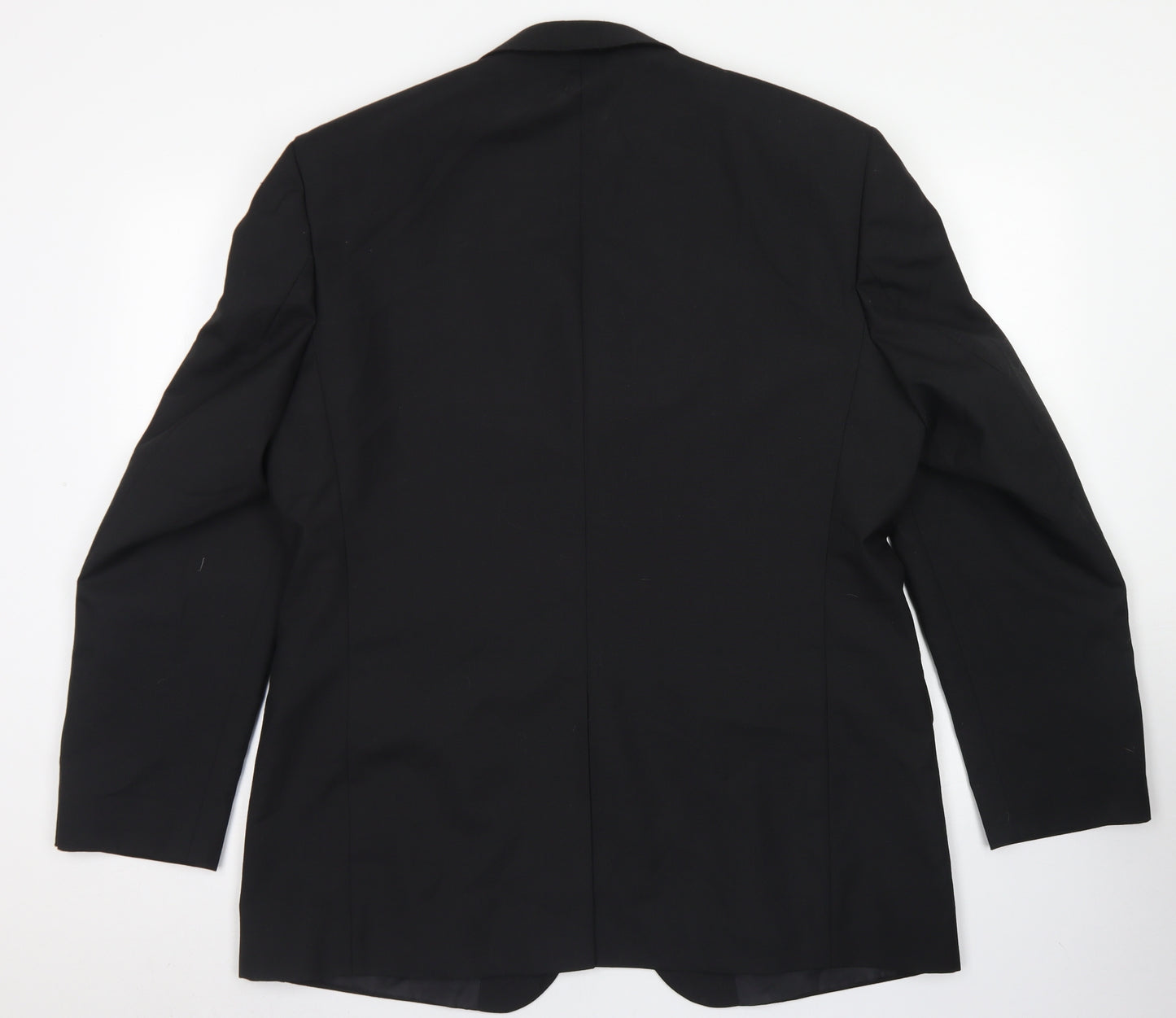 Burton Mens Black  Wool Jacket Blazer Size 52