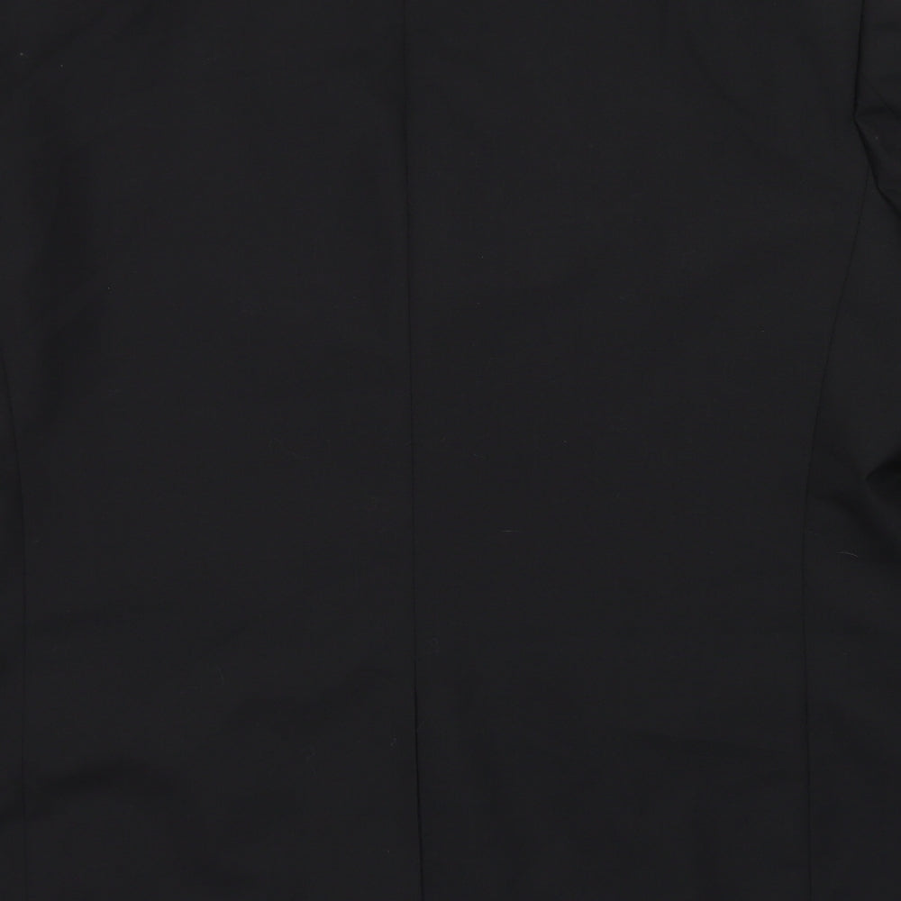 Burton Mens Black  Wool Jacket Blazer Size 52