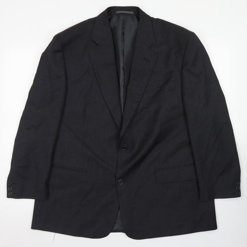 Greenwoods Mens Grey  Wool Jacket Blazer Size 44