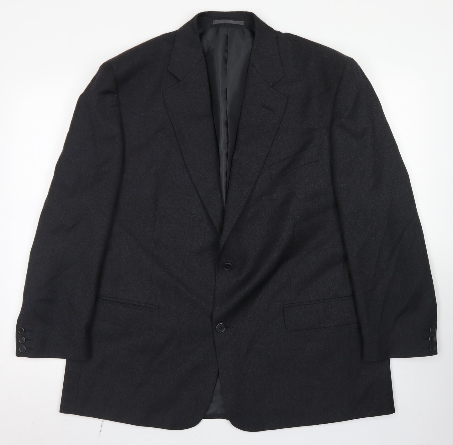 Greenwoods Mens Grey  Wool Jacket Blazer Size 44