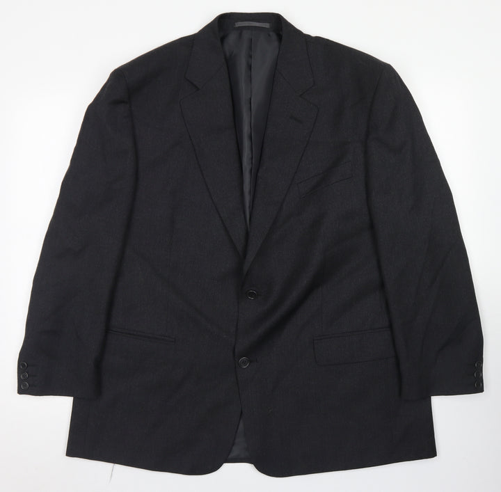 Greenwoods Mens Grey  Wool Jacket Blazer Size 44