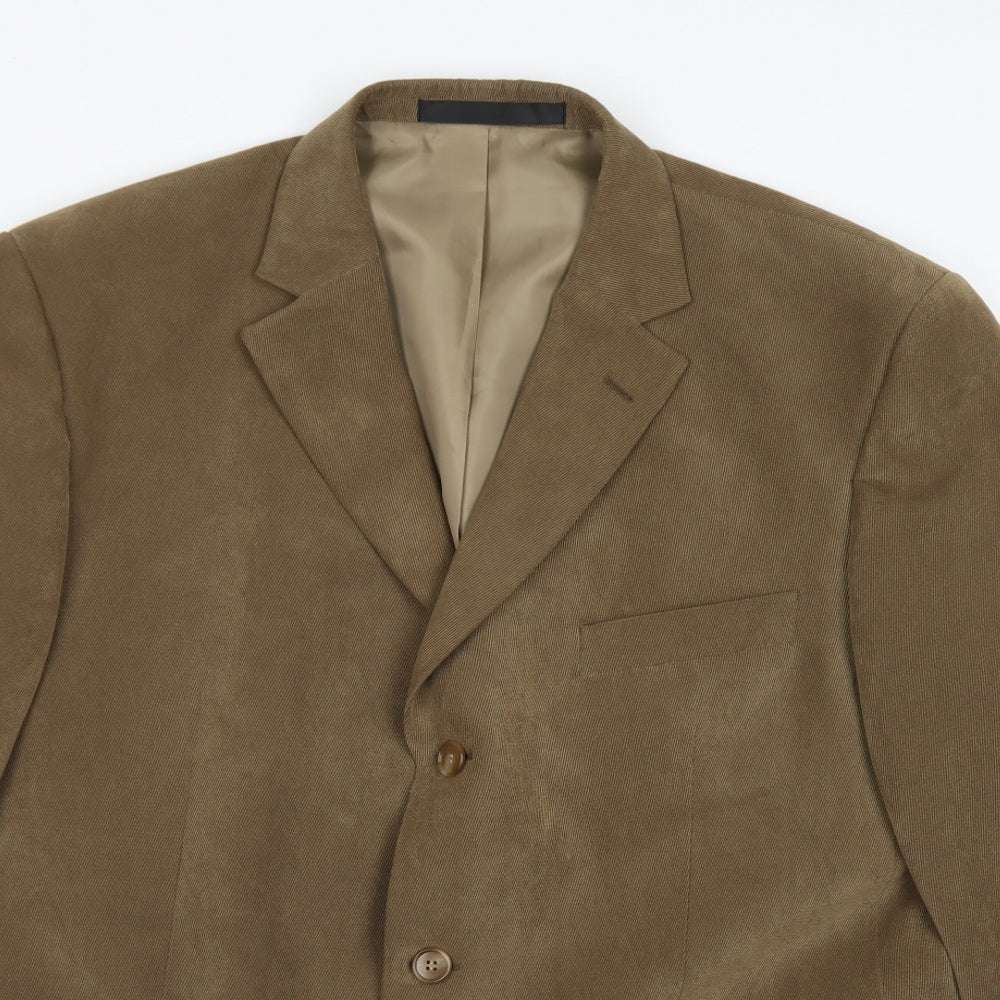 Marks & Spencer Mens Brown  Polyester Jacket Blazer Size 42