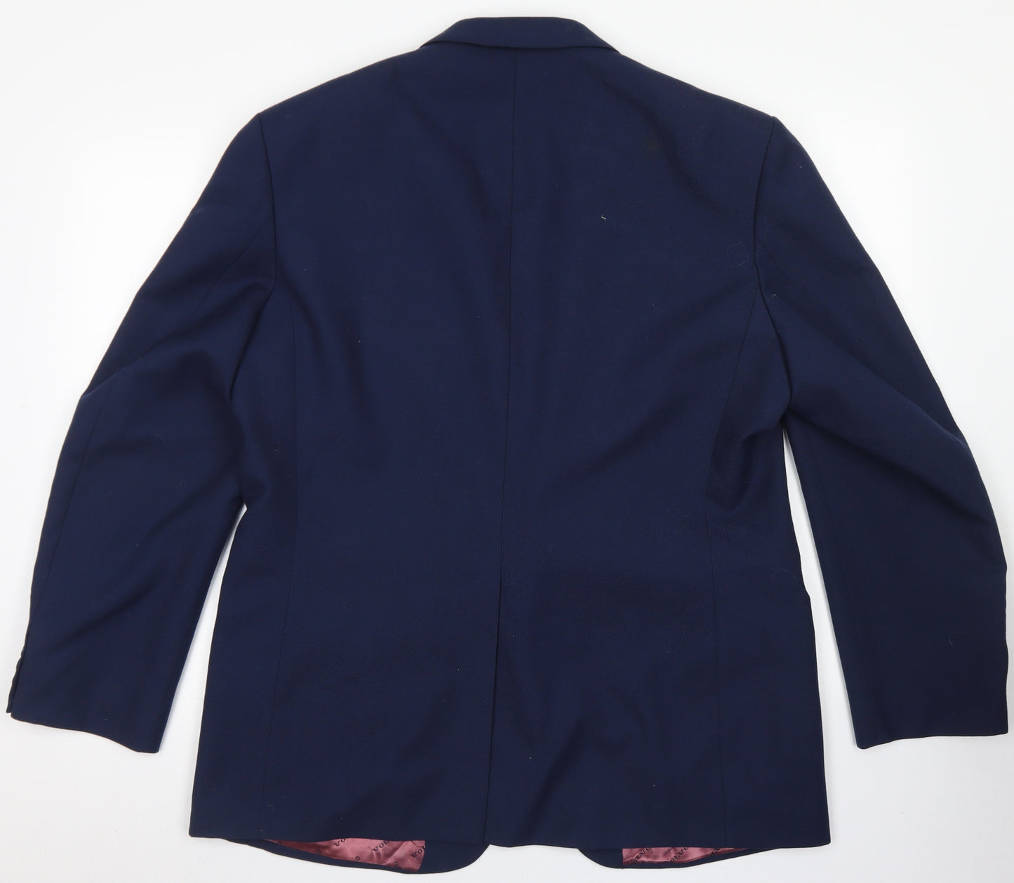 Volvo  Mens Blue  Polyester Jacket Blazer Size 42