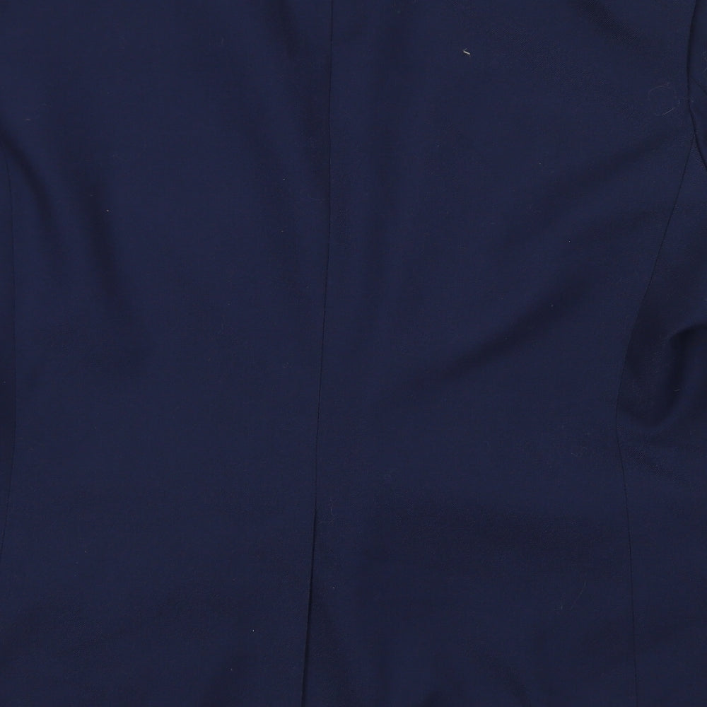 Volvo  Mens Blue  Polyester Jacket Blazer Size 42