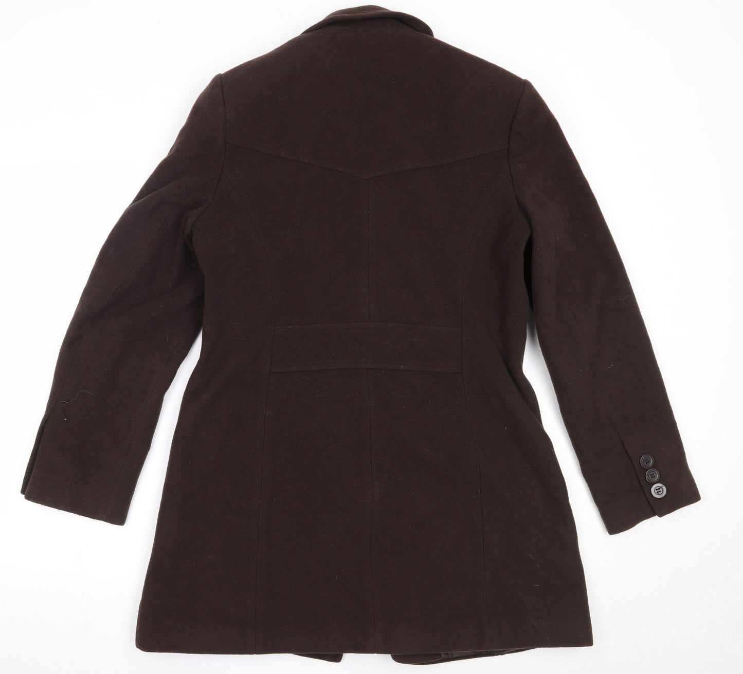 BHS Womens Brown   Overcoat Coat Size 12