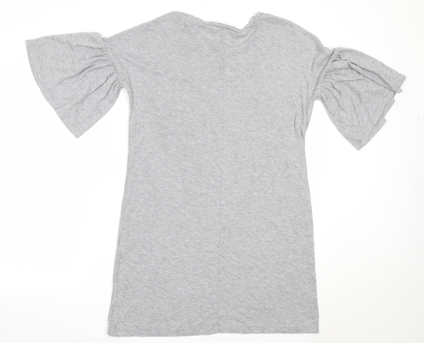 Atmosphere Womens Grey  Polyester Basic T-Shirt Size 10 Round Neck