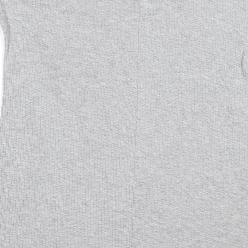 Atmosphere Womens Grey  Polyester Basic T-Shirt Size 10 Round Neck
