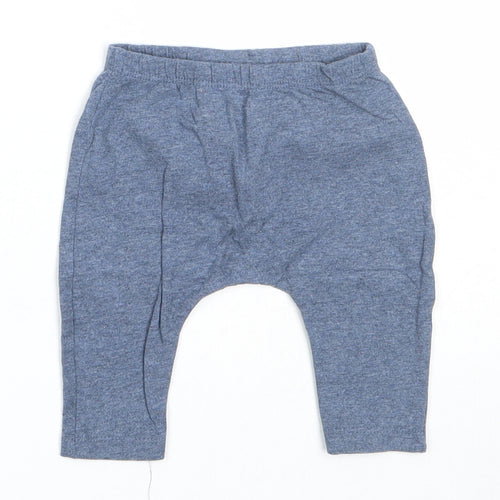 NEXT Boys Blue  Cotton Capri Trousers Size 0-3 Months