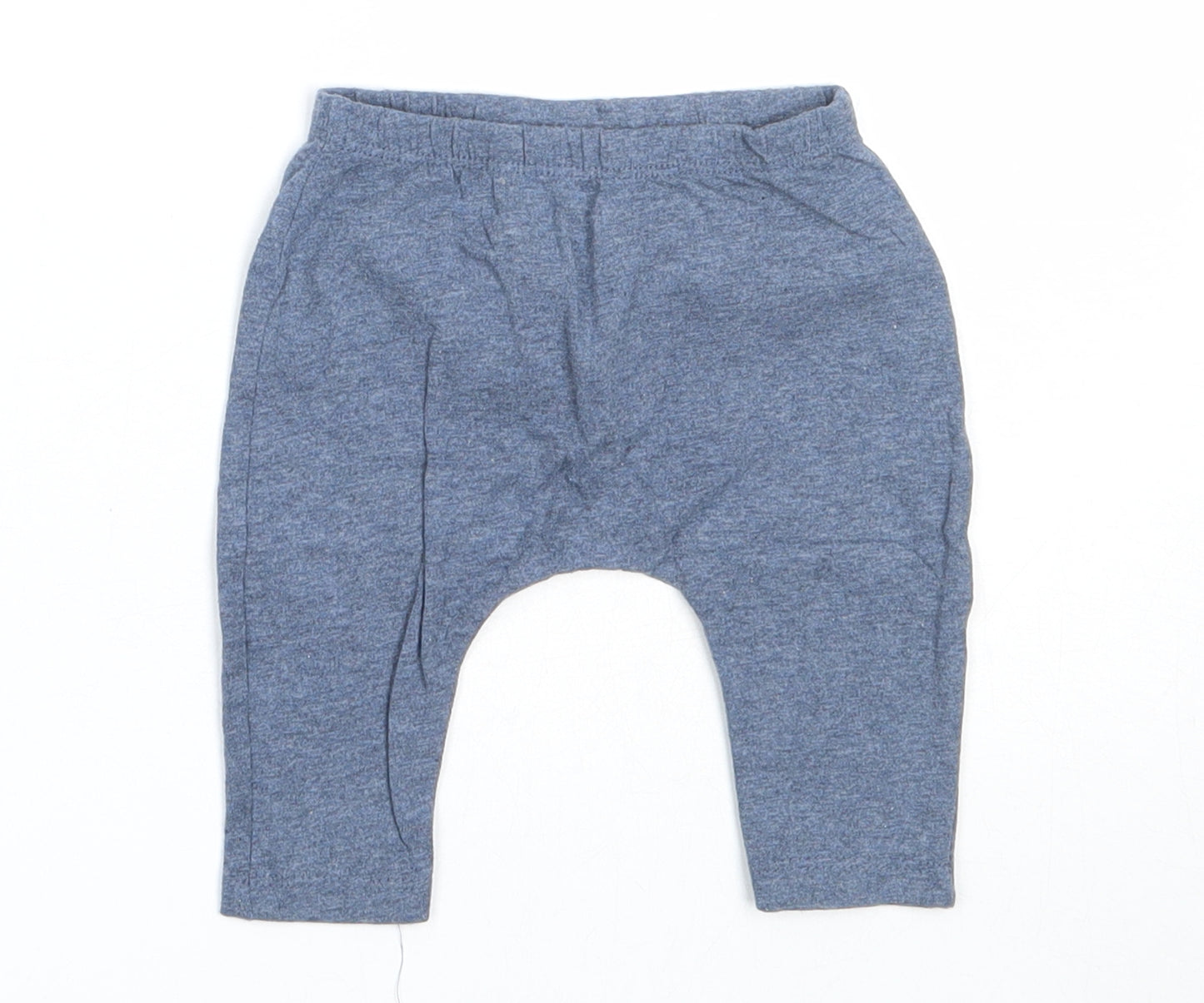 NEXT Boys Blue  Cotton Capri Trousers Size 0-3 Months