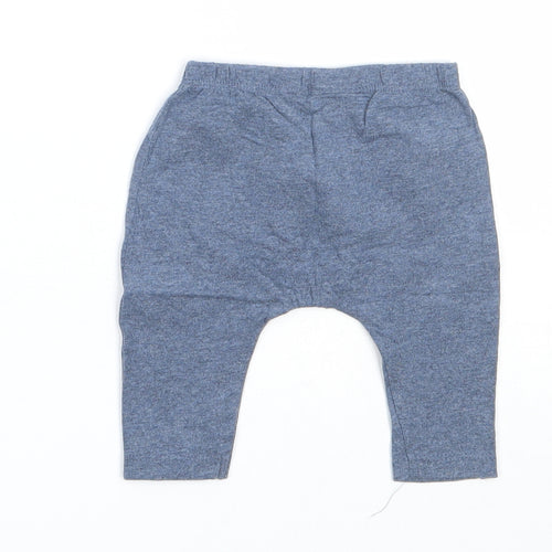 NEXT Boys Blue  Cotton Capri Trousers Size 0-3 Months