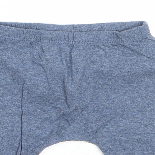 NEXT Boys Blue  Cotton Capri Trousers Size 0-3 Months
