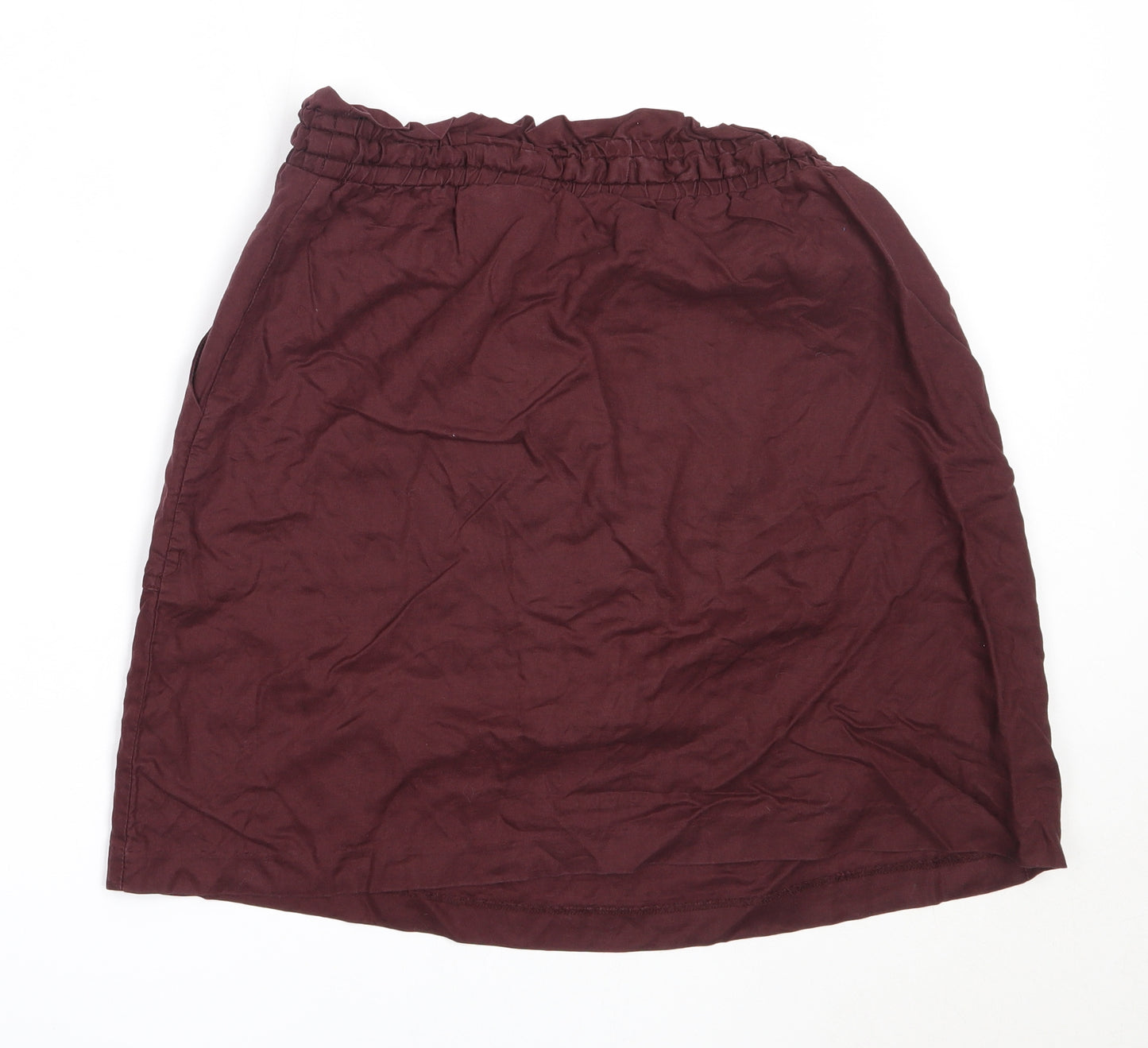 H&M Womens Purple  Lyocell Mini Skirt Size 38