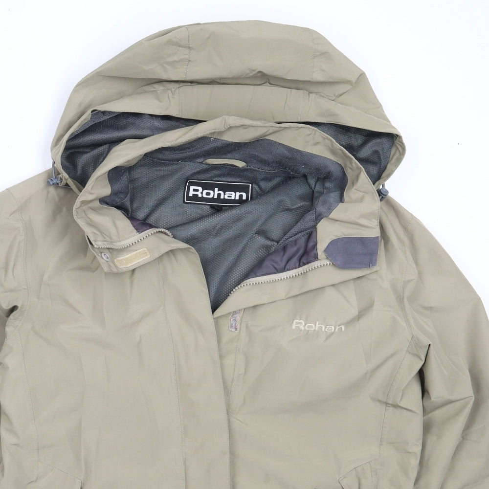 Rohan Mens Green   Rain Coat Coat Size S