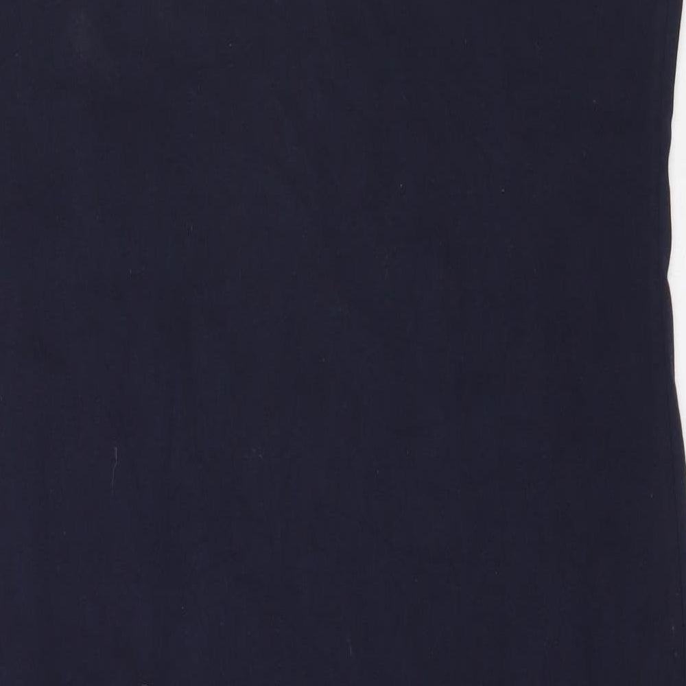 DKNY Womens Blue  Cotton Tank Dress  Size L  Round Neck