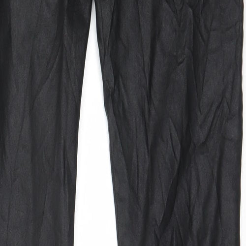 Shinestar Womens Black  Nylon Trousers  Size XL L29.5 in Regular