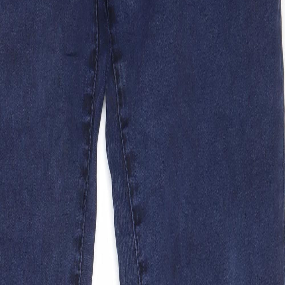 Primark Womens Blue  Cotton Skinny Jeans Size 12 L33 in Regular