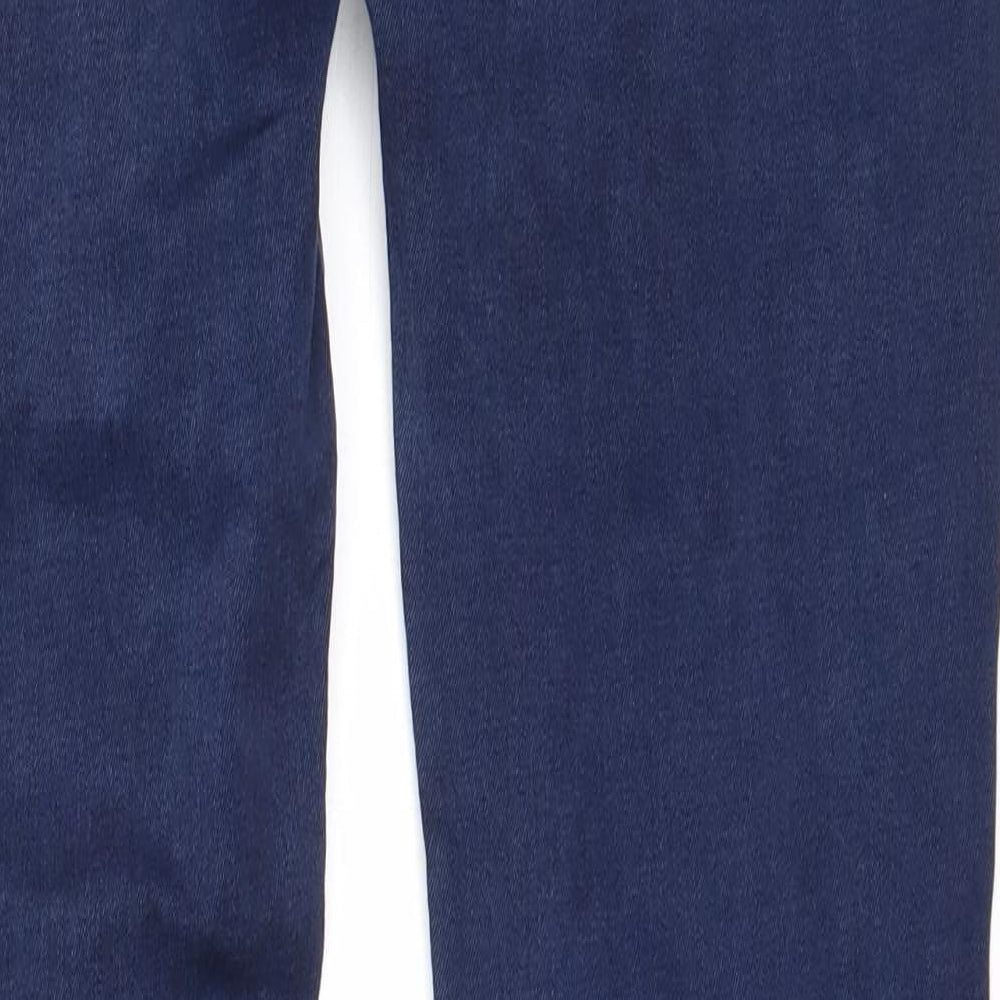 Primark Womens Blue  Cotton Skinny Jeans Size 12 L33 in Regular