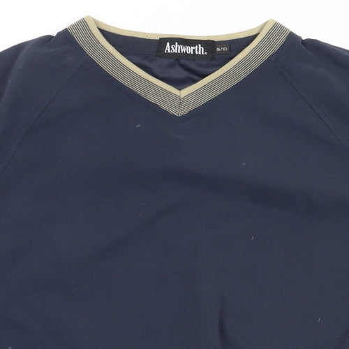 Ashworth Boys Blue  Polyester Pullover Sweatshirt Size 9-10 Years