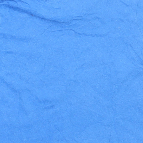 Pep&Co Boys Blue  Cotton Basic T-Shirt Size 12-18 Months Round Neck  - football
