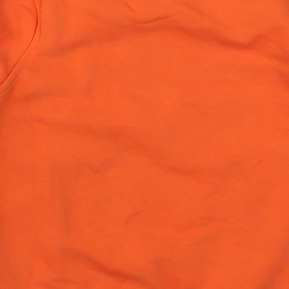 George Boys Orange Crew Neck  Cotton Pullover Jumper Size 3-4 Years  Pullover - all the fun