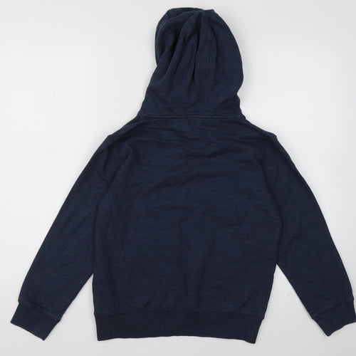 geogre Boys Blue  Cotton Pullover Hoodie Size 10-11 Years  Pullover - American