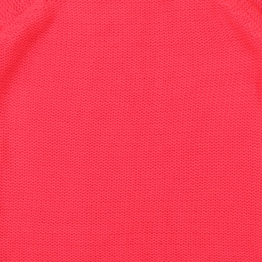George Womens Pink Argyle/Diamond Acrylic Jumper Dress  Size 14  Crew Neck Pullover