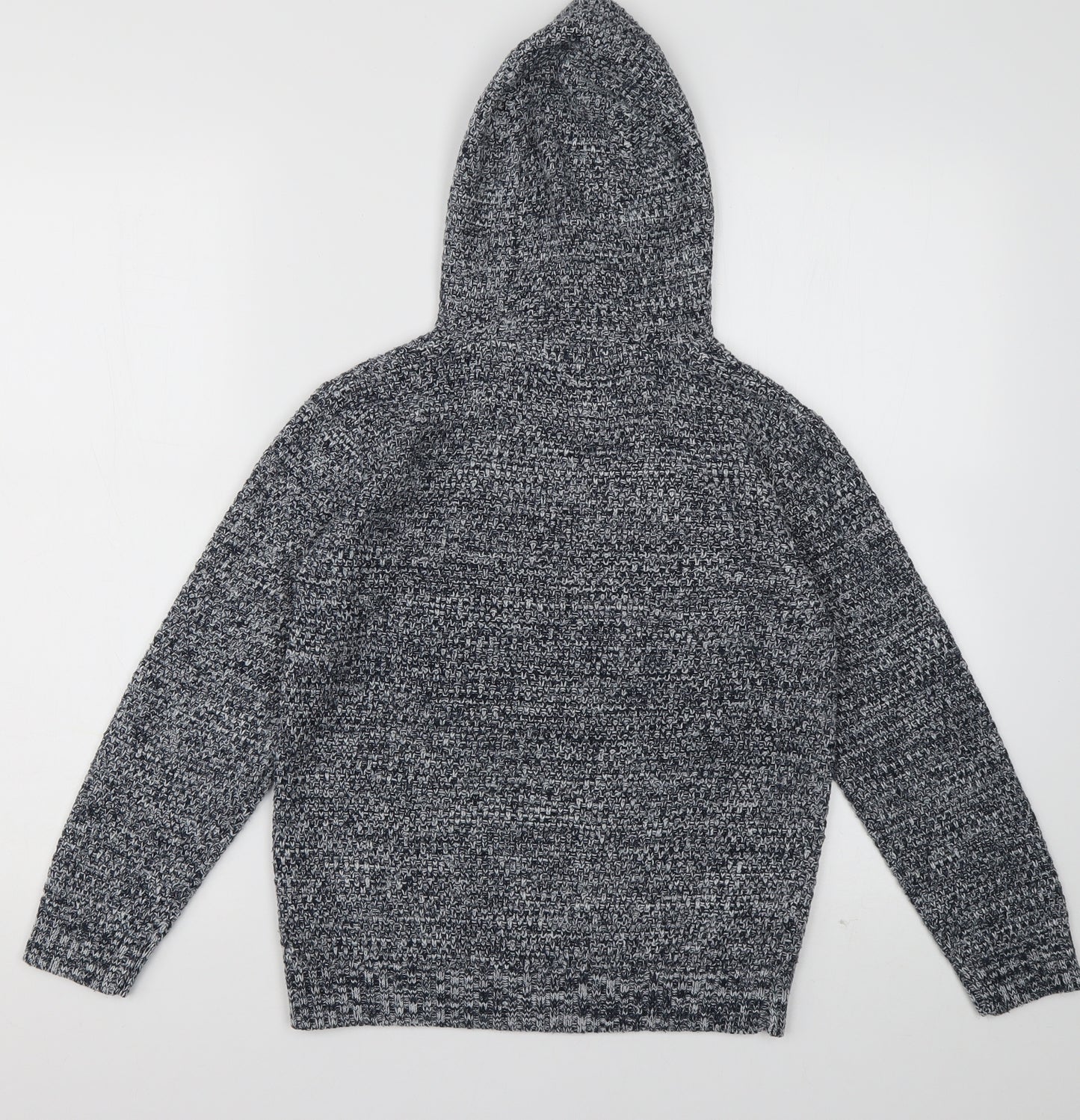 Primark Boys Blue  Acrylic Pullover Hoodie Size 9-10 Years  Pullover - NYC