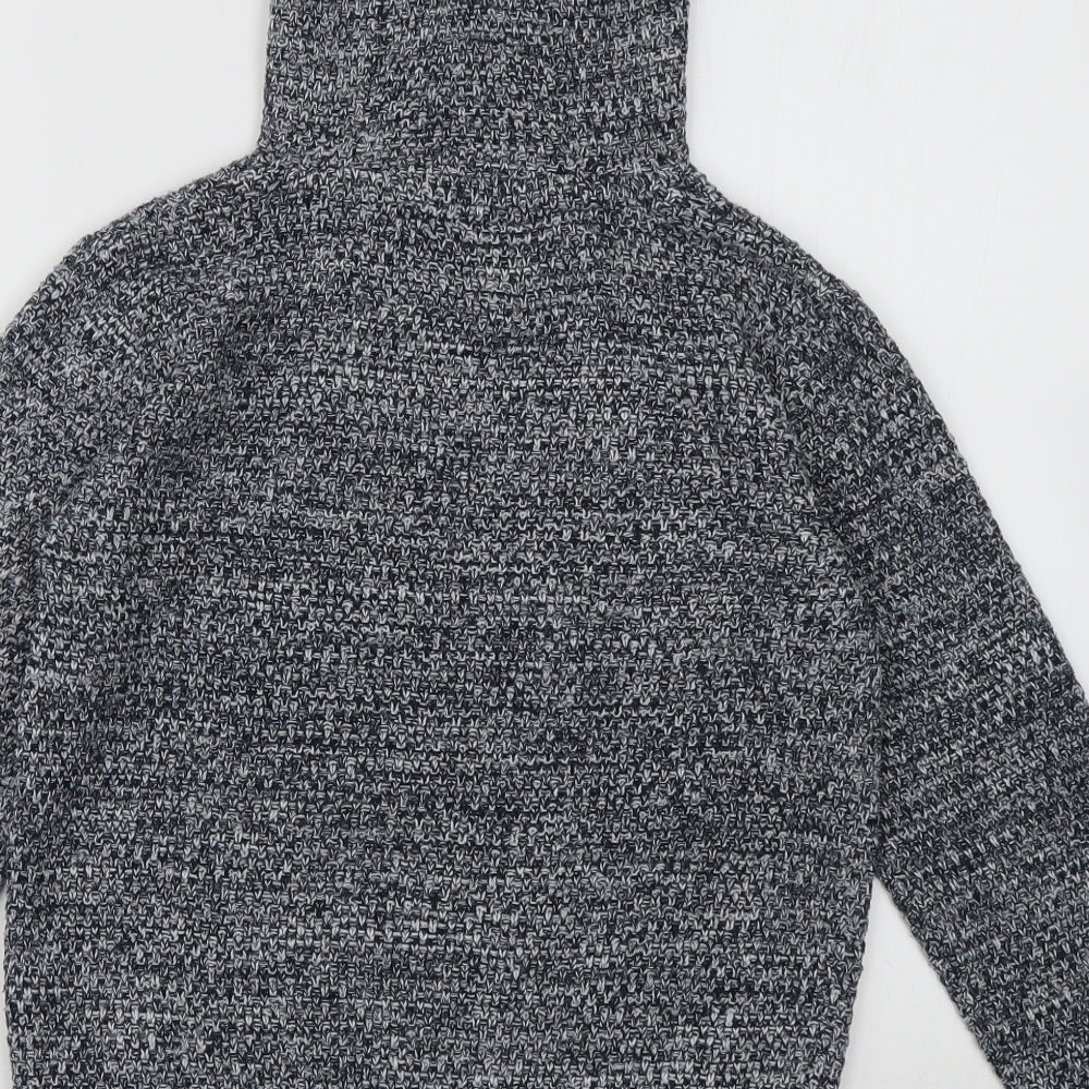Primark Boys Blue  Acrylic Pullover Hoodie Size 9-10 Years  Pullover - NYC
