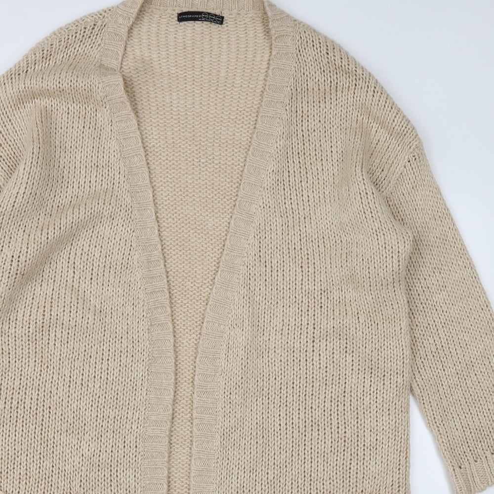 Primark Womens Brown V-Neck  Acrylic Cardigan Jumper Size 20
