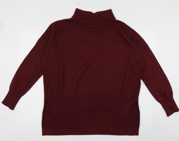 French Connection Mens Red Acrylic Pullover Sweatshirt Size M