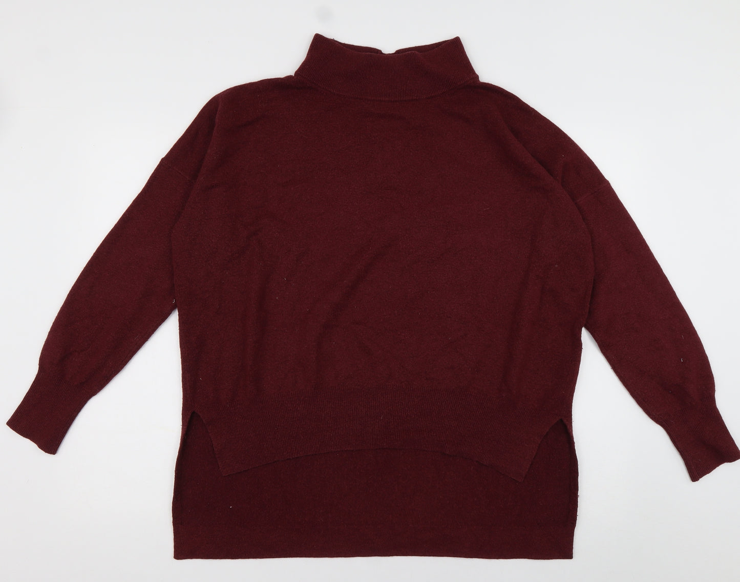 French Connection Mens Red  Acrylic Pullover Sweatshirt Size M