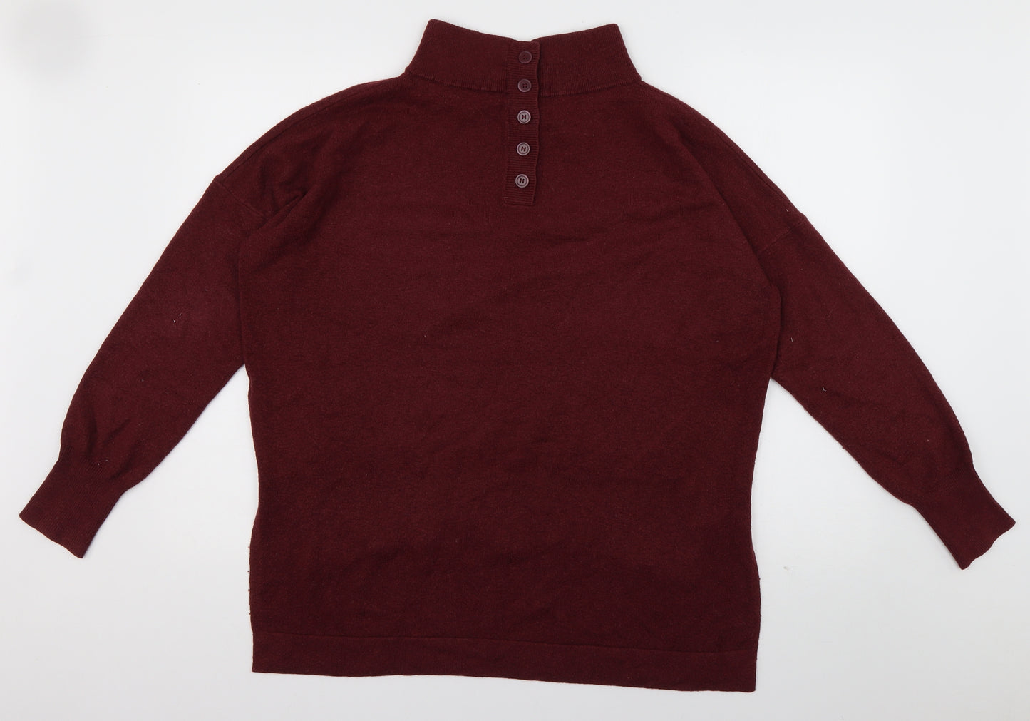 French Connection Mens Red  Acrylic Pullover Sweatshirt Size M