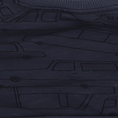 Primark Baby Blue Geometric Cotton Pullover Jumper Size 0-3 Months  Buckle - Cars