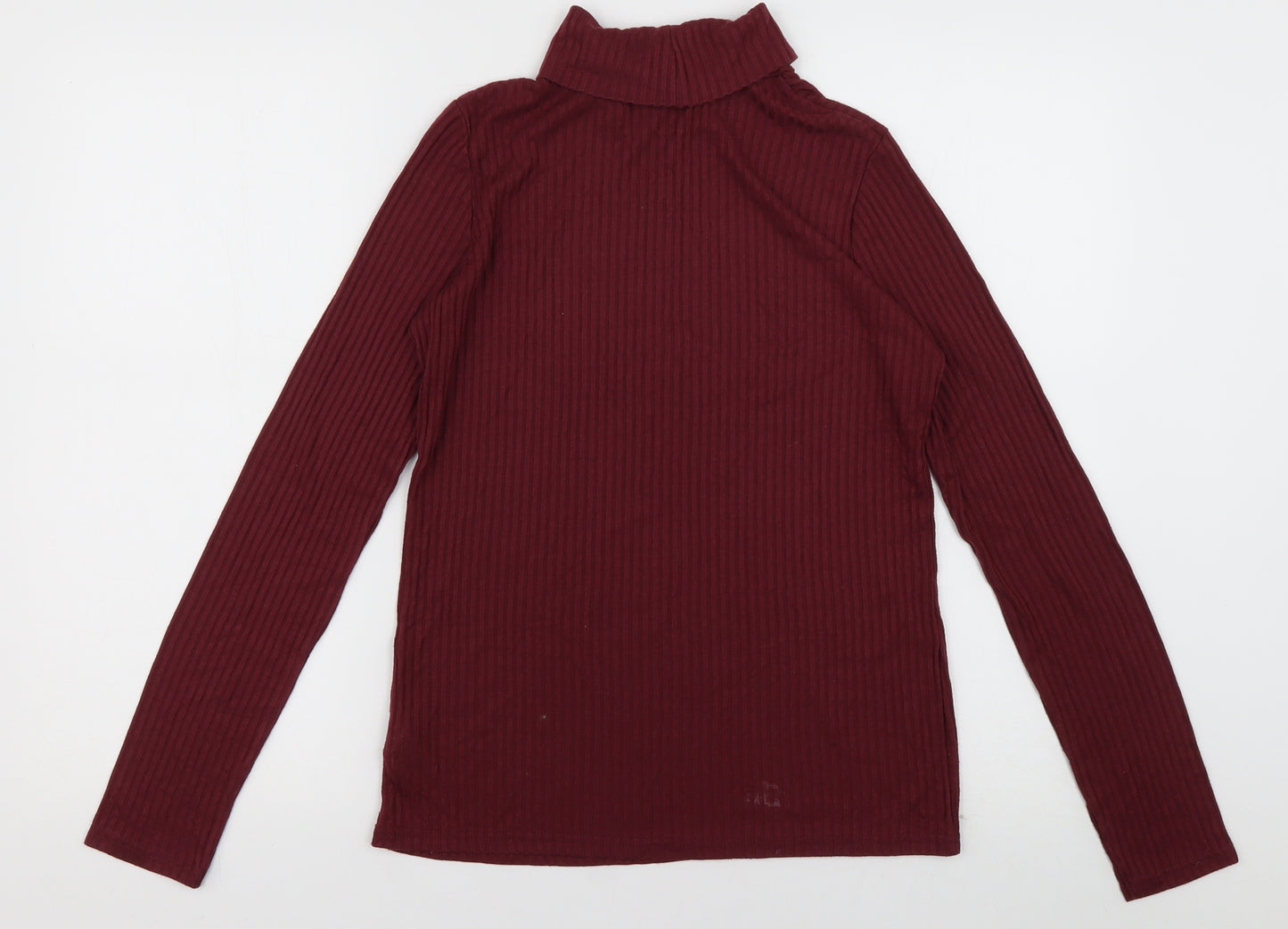 Nutmeg Womens Purple  Viscose Pullover Sweatshirt Size 14  Pullover