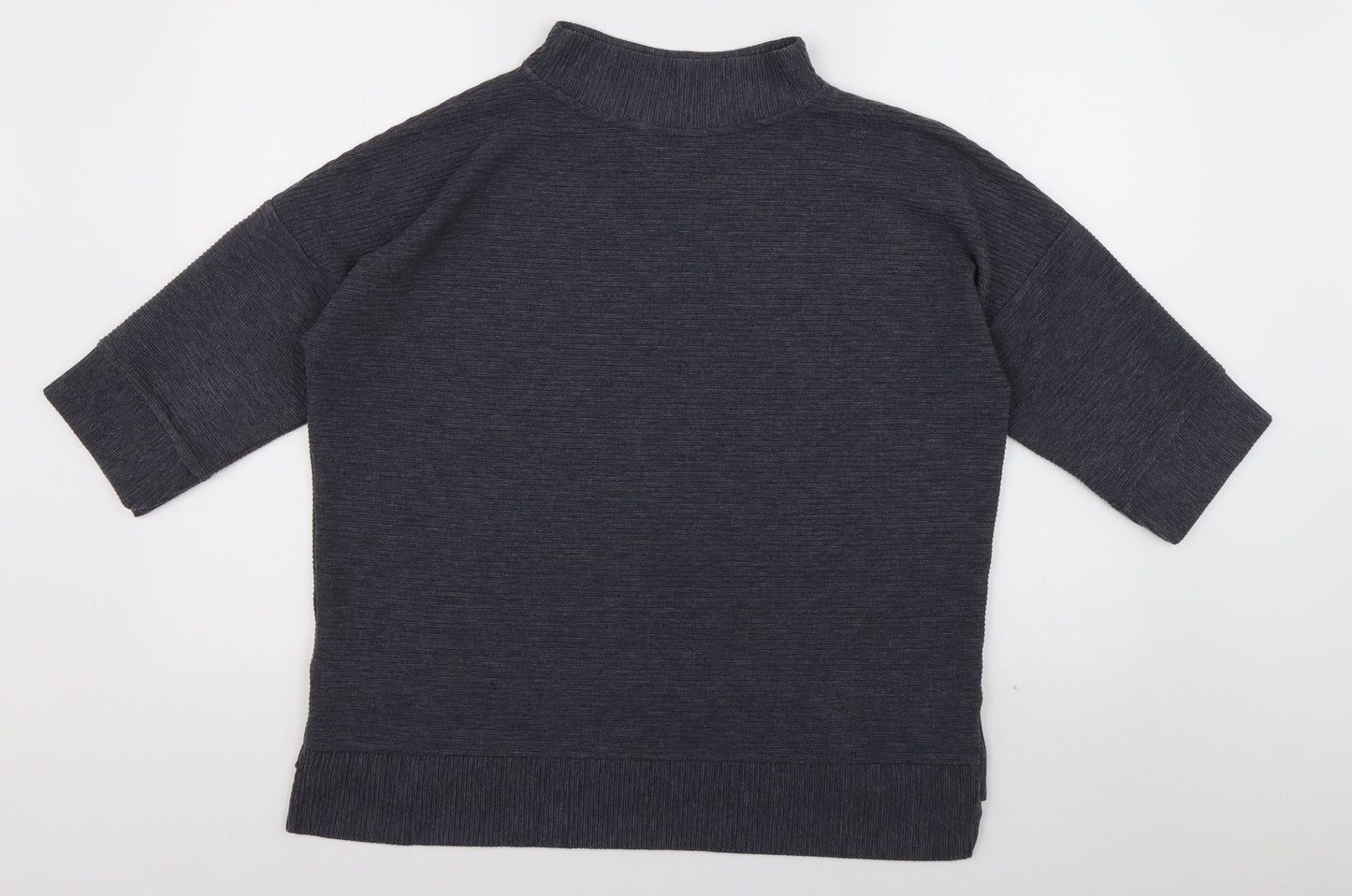 French Connection Womens Blue Striped Polyester Pullover Sweatshirt Size M  Pullover