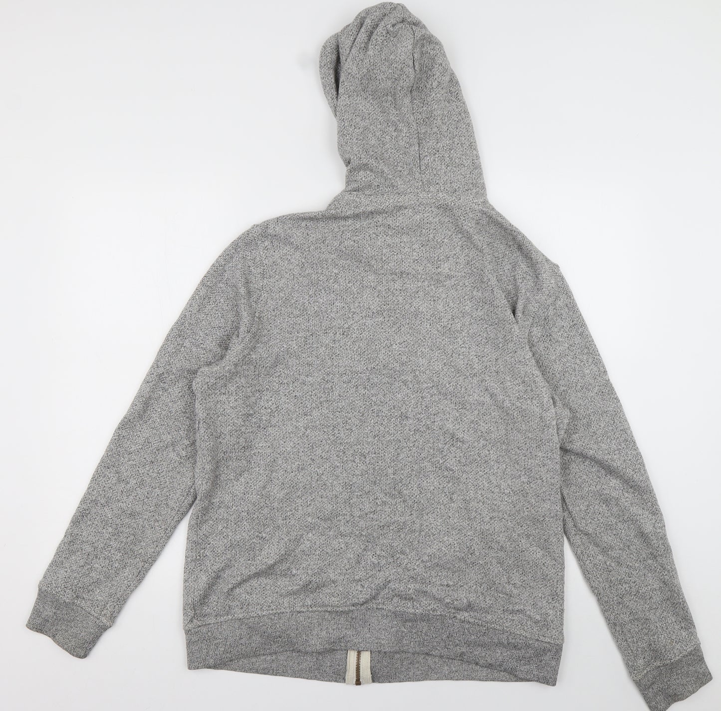 sainsburys Mens Grey  Cotton Full Zip Hoodie Size M