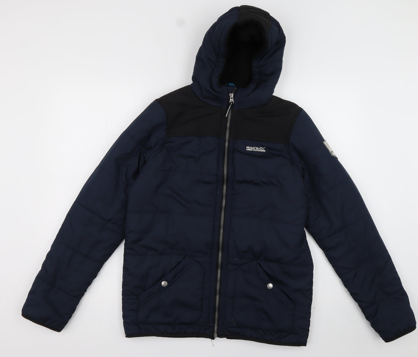 Regatta Boys Blue   Basic Coat Coat Size 16 Years  Zip