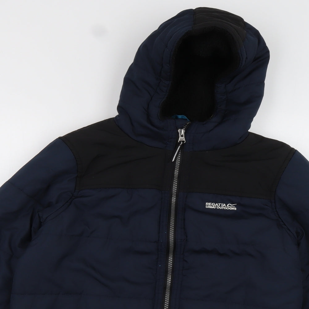 Regatta Boys Blue   Basic Coat Coat Size 16 Years  Zip