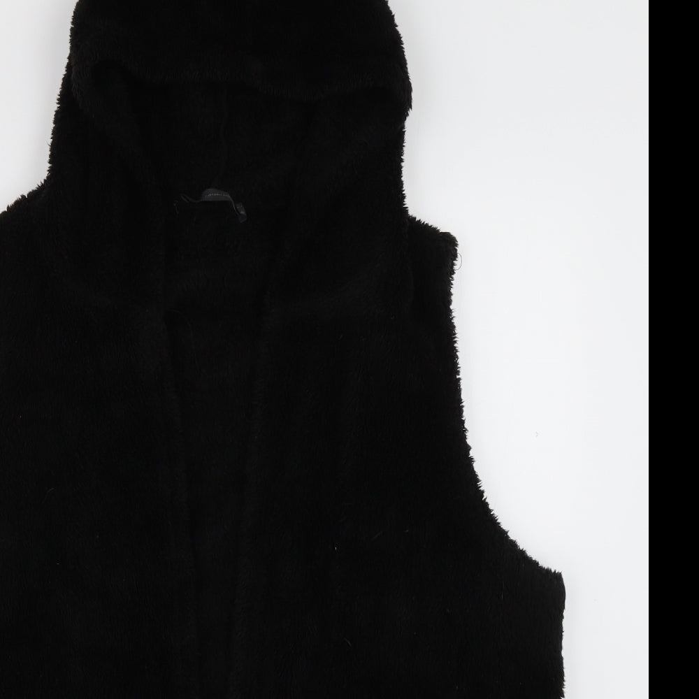Celmia Womens Black V-Neck  Polyester Cardigan Jumper Size 4XL   - 5XL