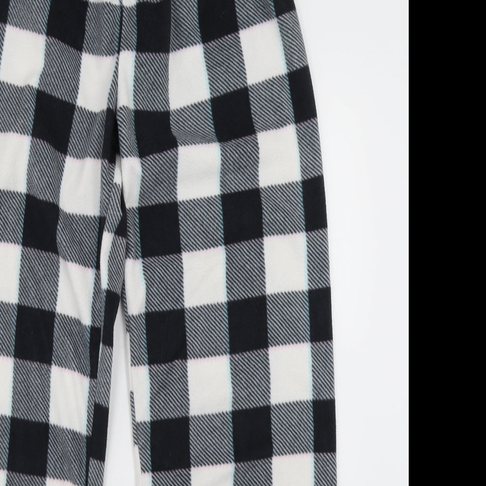 Primark Womens Grey Check Polyester  Pyjama Pants Size S