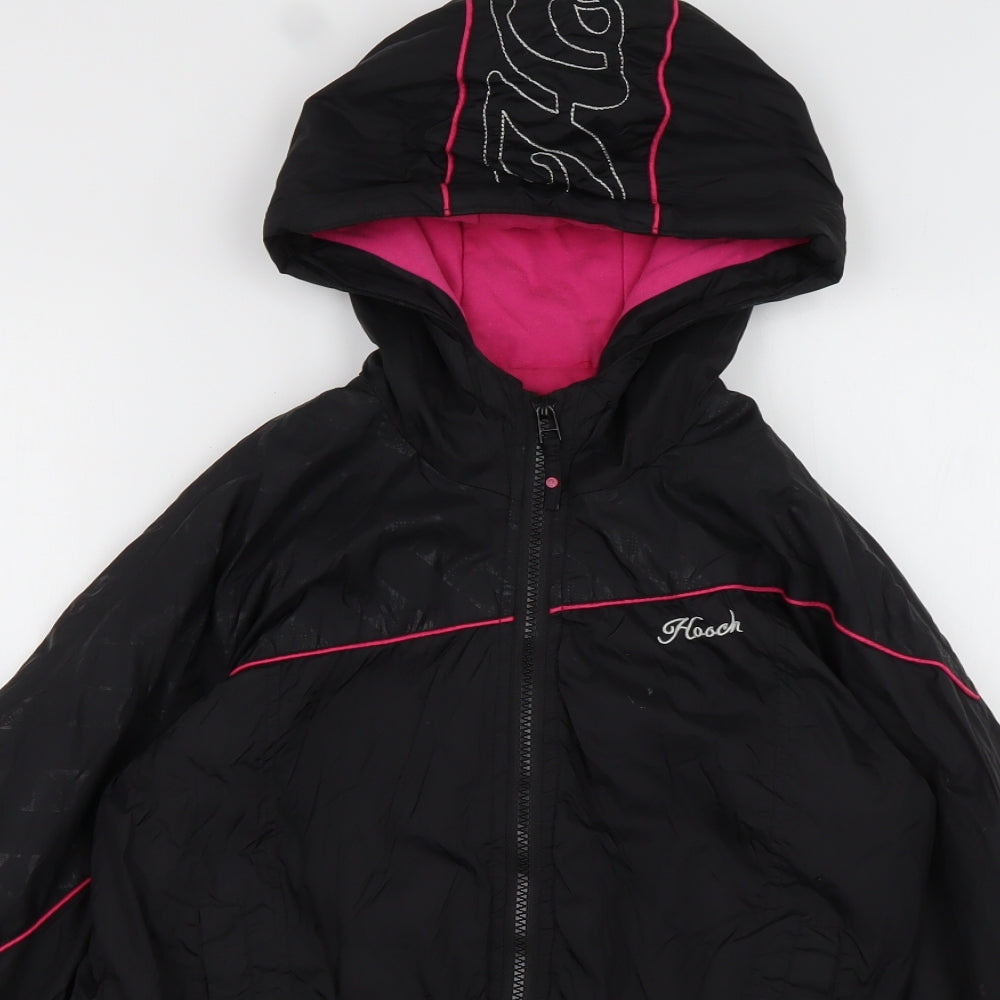 Matalan Womens Black   Windbreaker Jacket Size 2XS  Zip