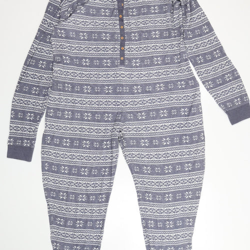 Primark Womens Multicoloured Fair Isle Cotton  One Piece Size L