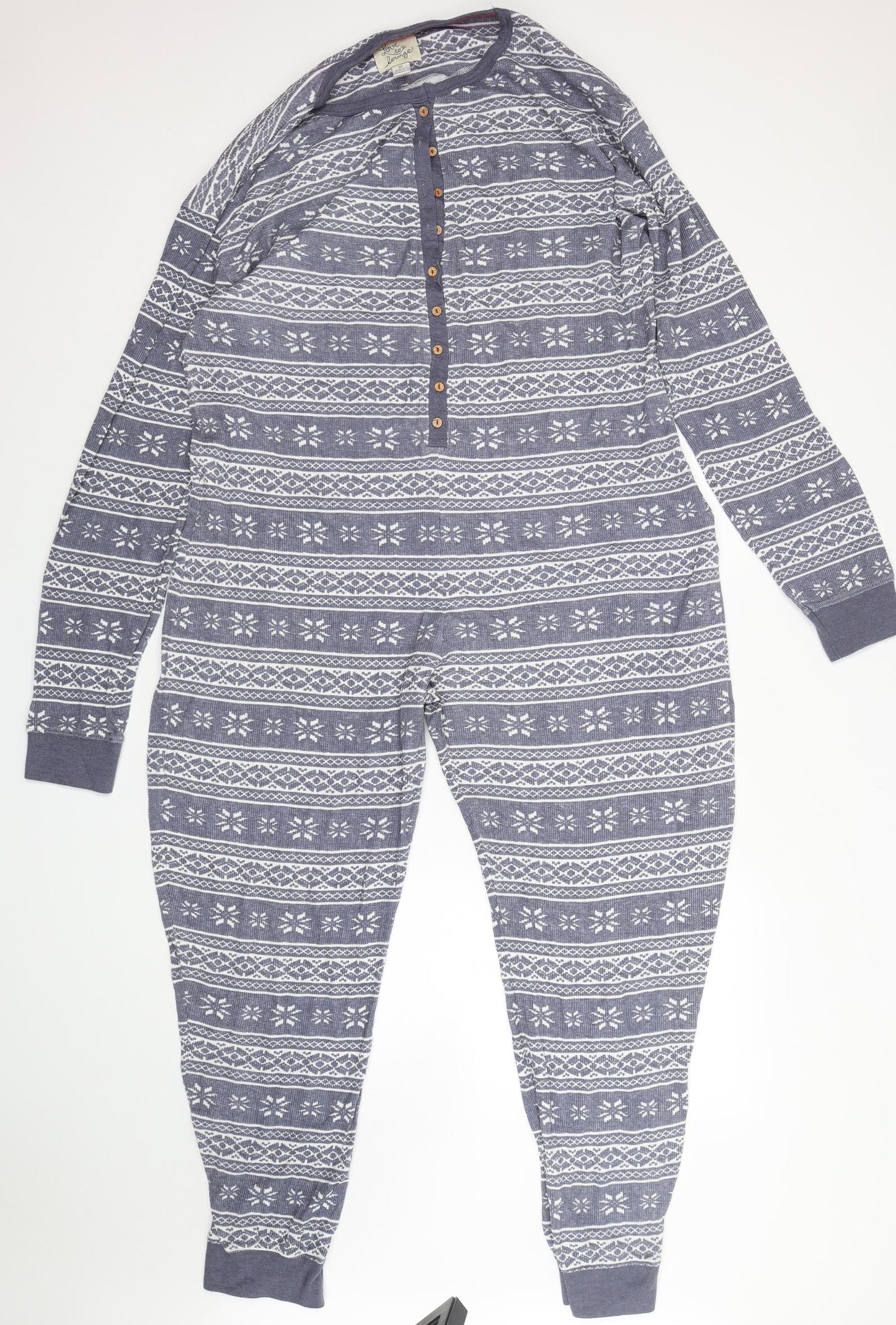 Primark Womens Multicoloured Fair Isle Cotton  One Piece Size L