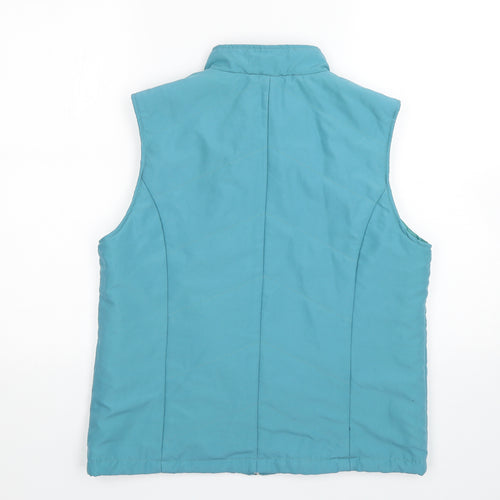 EWM Womens Green   Gilet Coat Size S