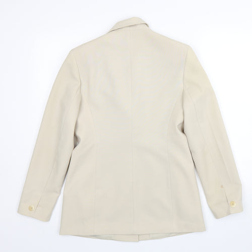 George Womens Beige  Polyester Jacket Suit Jacket Size 10