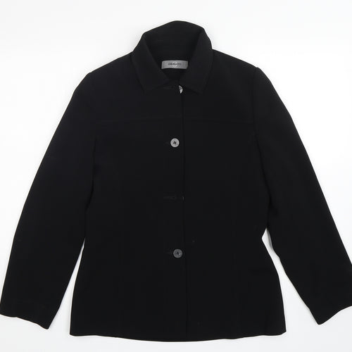 Amranto Womens Black   Jacket  Size 10
