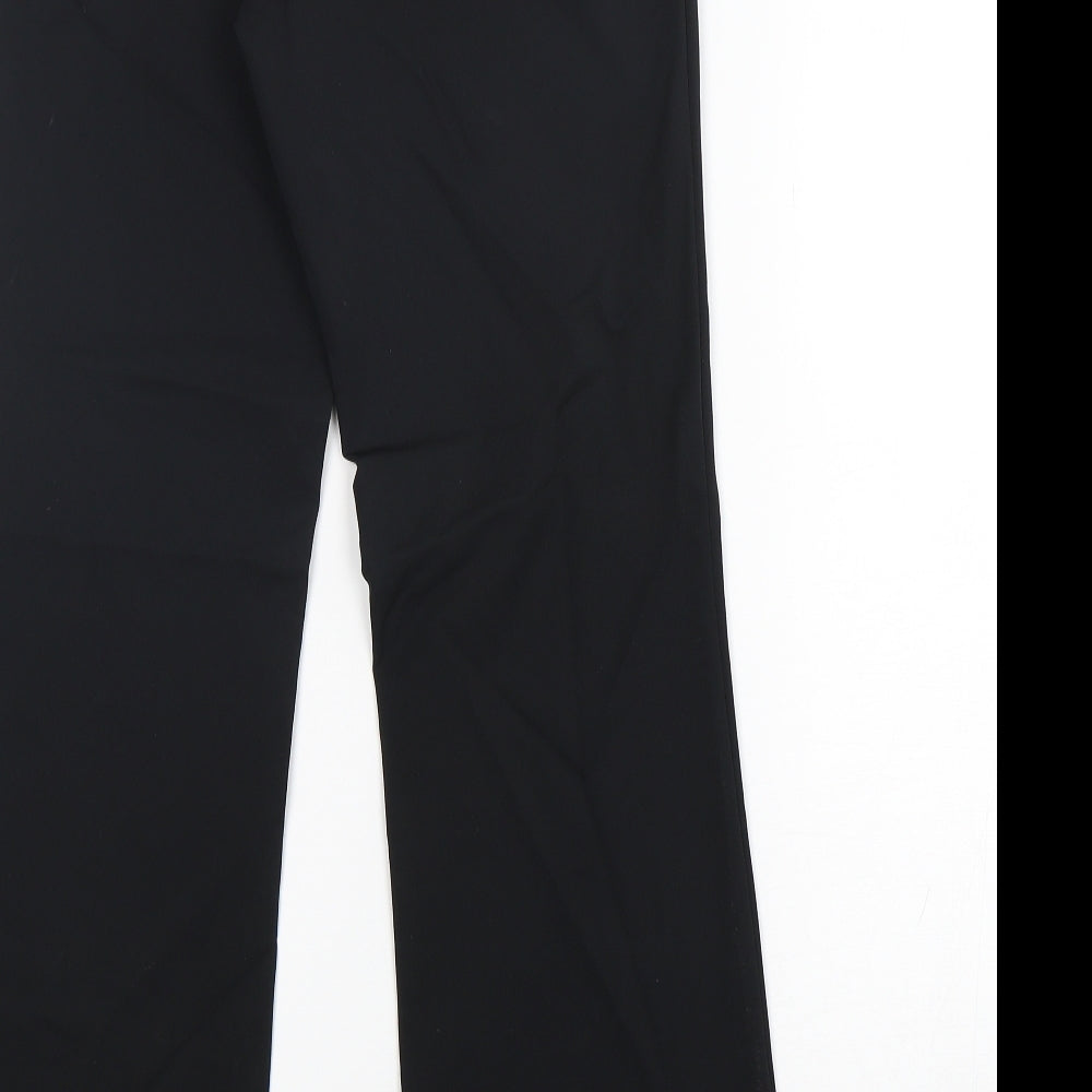 Oasis Womens Black  Nylon Trousers  Size 10 L30 in Regular