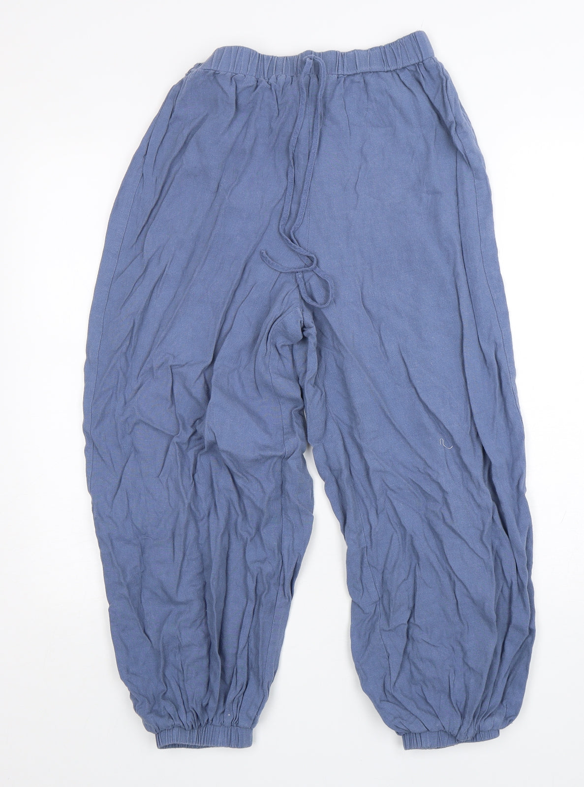 Shein  Womens Blue  Polyester Jogger Trousers Size S L24 in Regular
