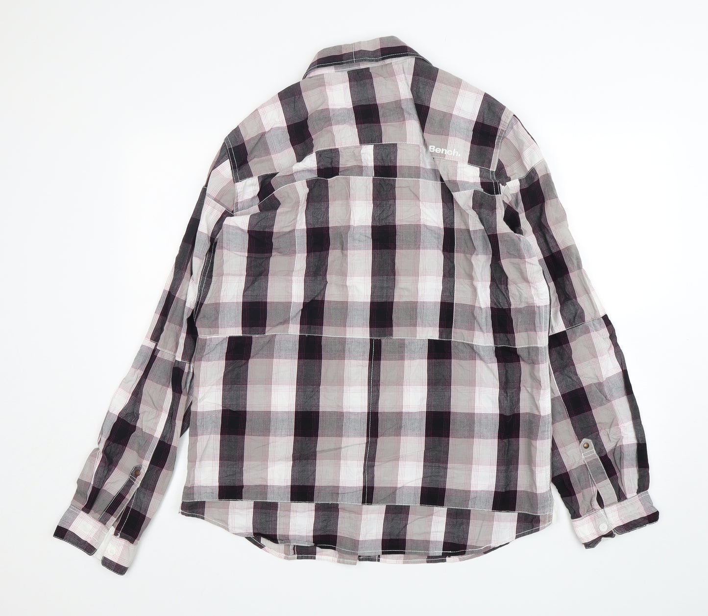 Bench Mens Multicoloured Check Cotton  Button-Up Size 2XL Collared