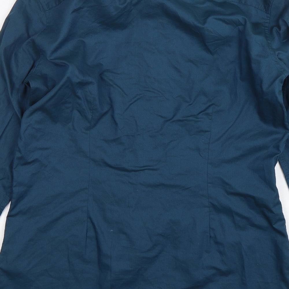 NEXT Mens Green  Cotton  Dress Shirt Size 15.5 Collared